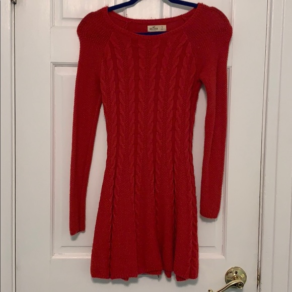hollister red sweater dress Buy Hollister Red Tie Back Babydoll Knitted Mini Dress from Next USA